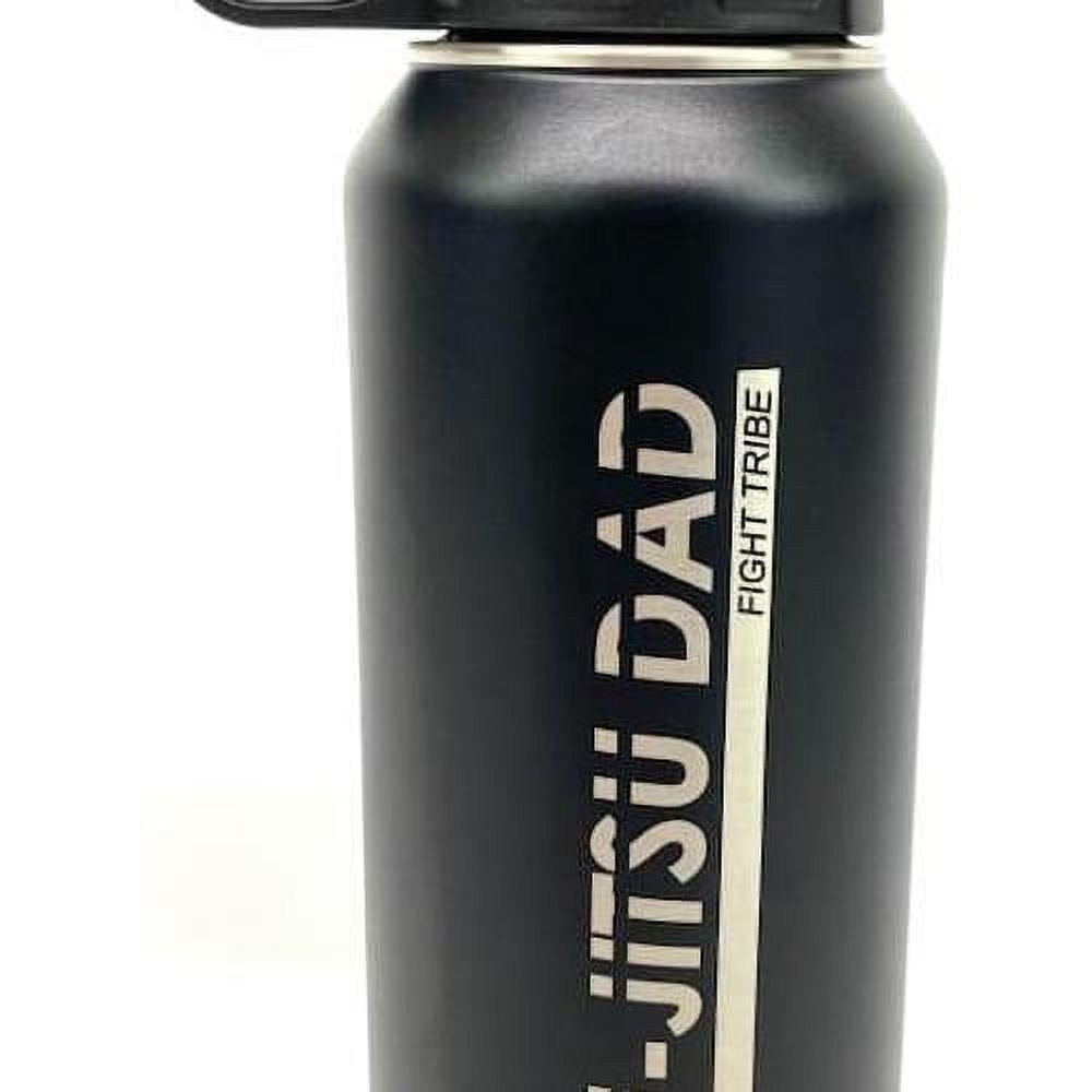 Black Powder Coated Insulated 32 Ounce Water Bottle H9507
