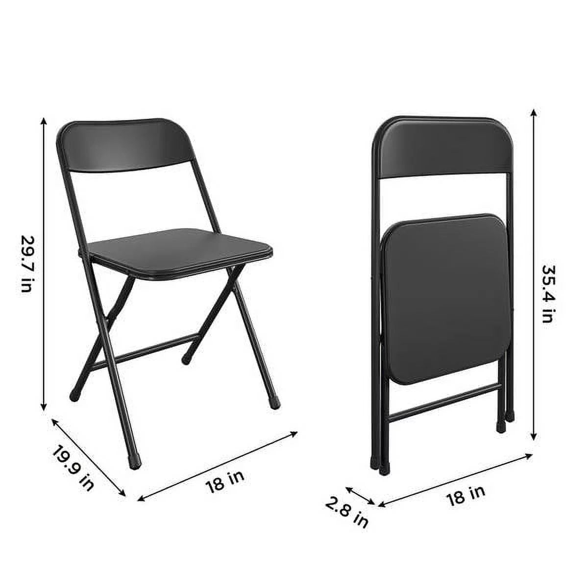 5-Piece Resin Folding Table and Chair Dining Set K247