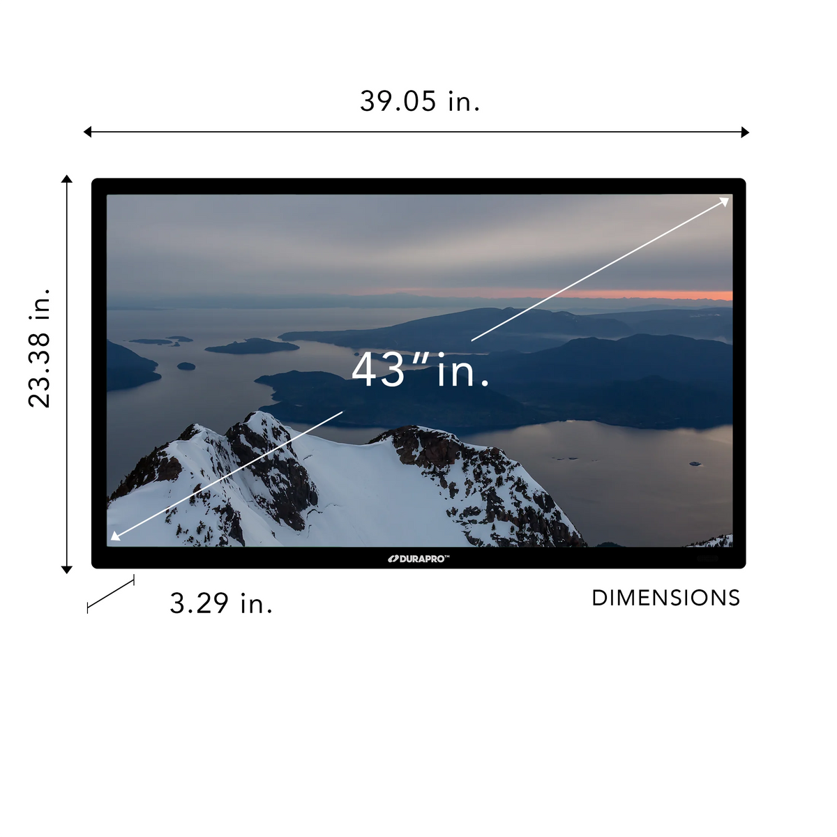 43 Inch 4K UHD LED Outdoor Smart TV S77283