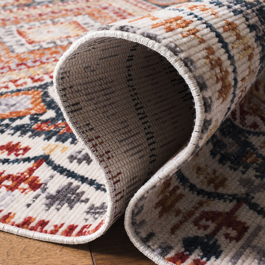 Ivory / Navy Rug E2967