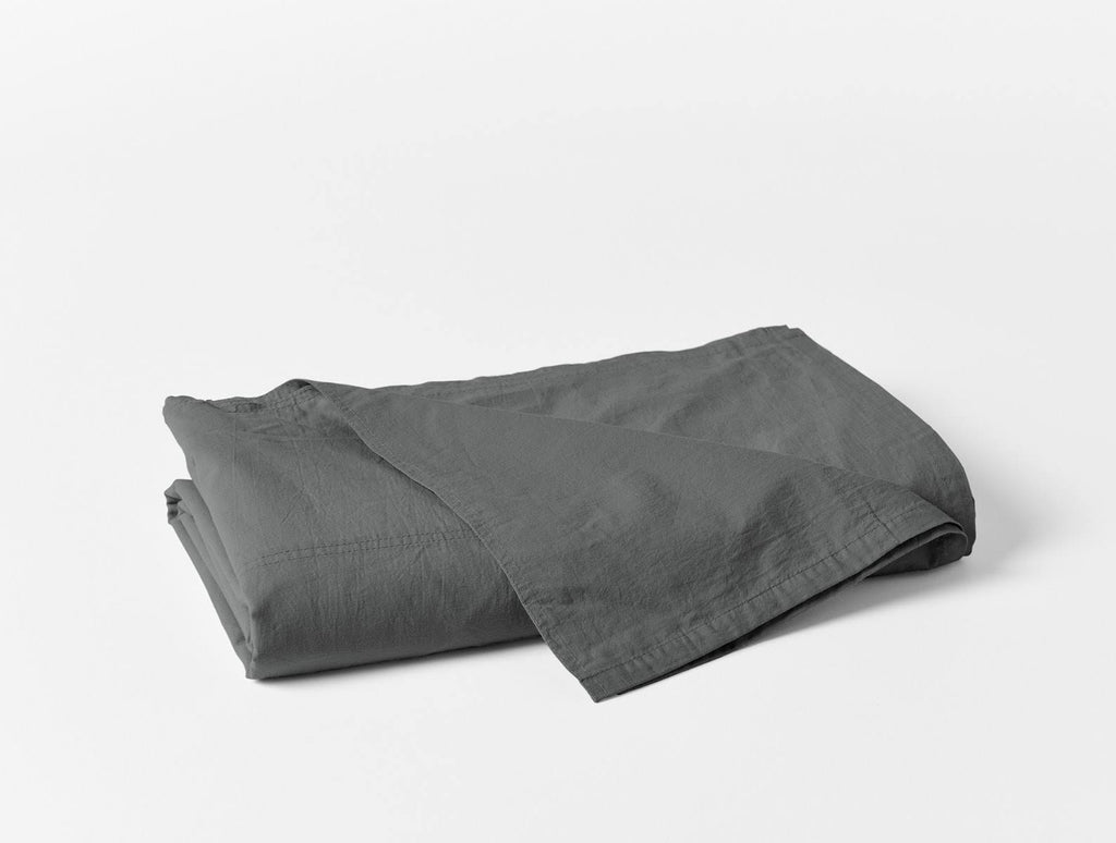 Organic Crinkled Percale Sheet Set Full Shadow X877