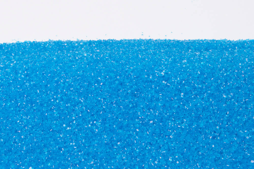 Blue Sanding Sugar (25 Pound CASE) W81337