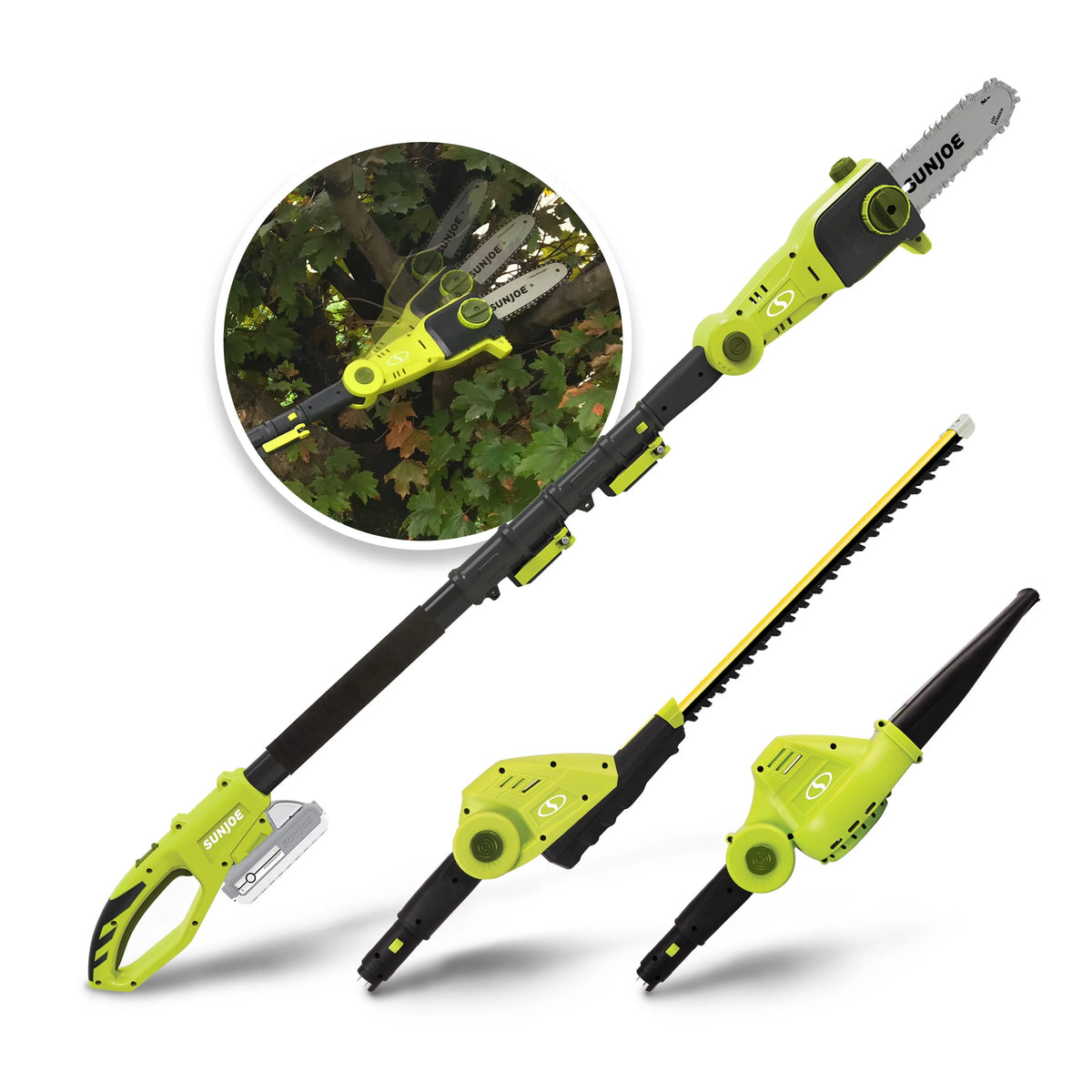 Cordless 3-in-1 Hedge Trimmer Pole Saw Leaf Blower G959
