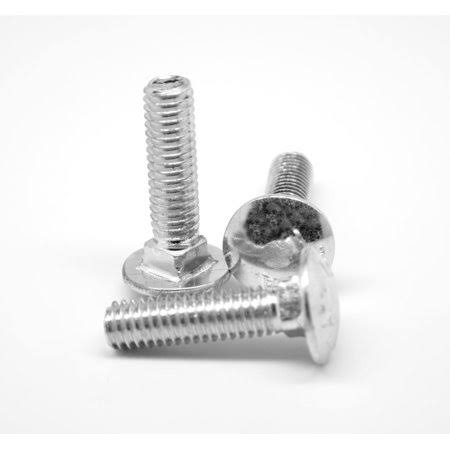 5/8 inch-11 x 4 inch Coarse Thread Grade 5 Carriage Bolt Medium Carbon Steel Zinc Plated Pk 25 J342021