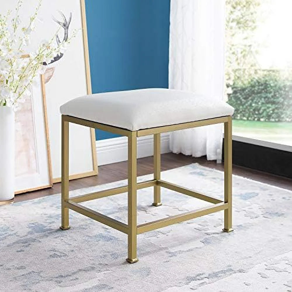 Gold Vanity Stool L307