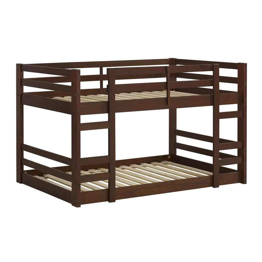 Wood Twin Over Twin Bunk Bed Q689803