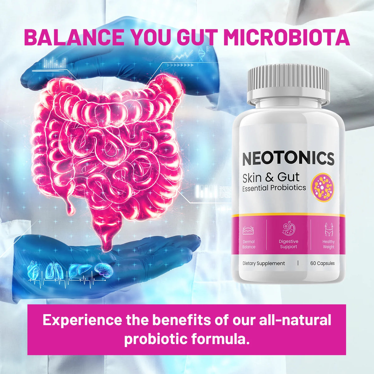 Probiotics Skin Gut K2931