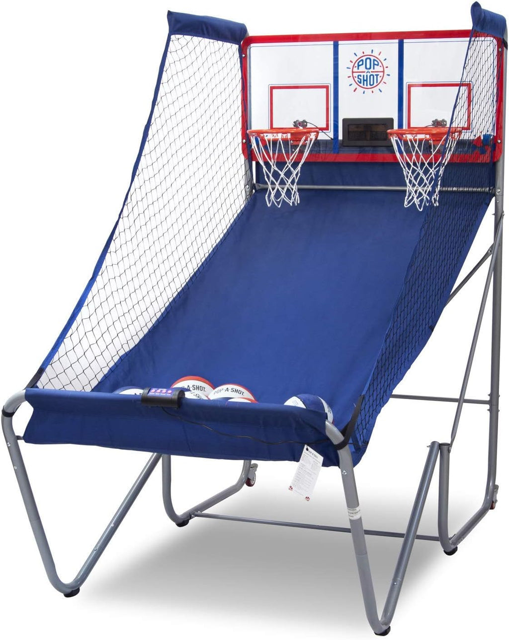 Indoor/Outdoor Dual Shot Basketball Arcade Game with Large LED Scoreboard H72720