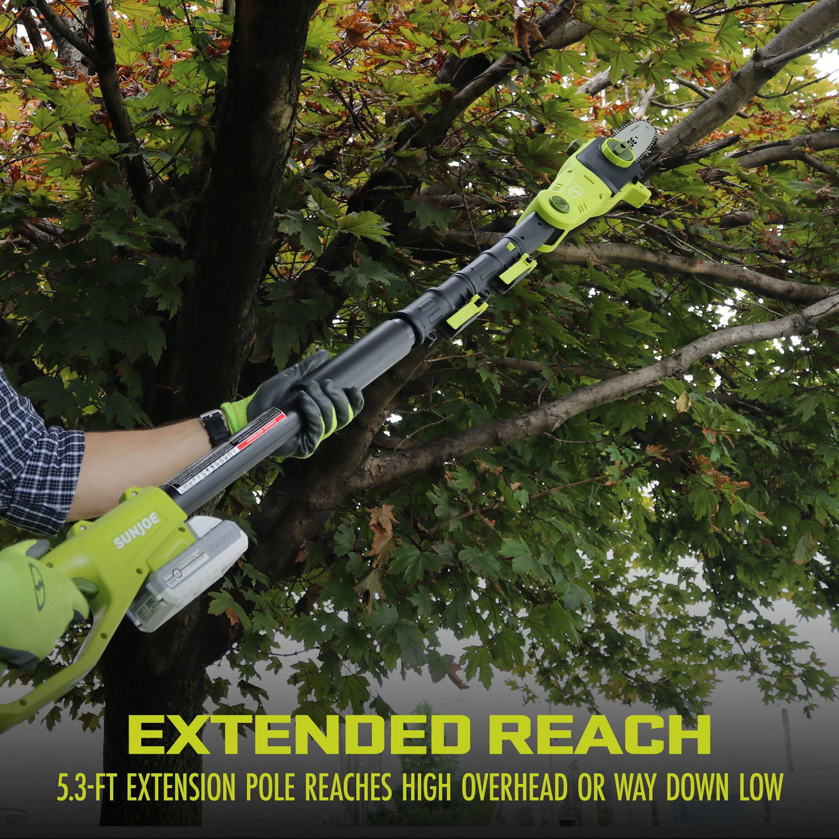 Cordless 3-in-1 Hedge Trimmer Pole Saw Leaf Blower G959