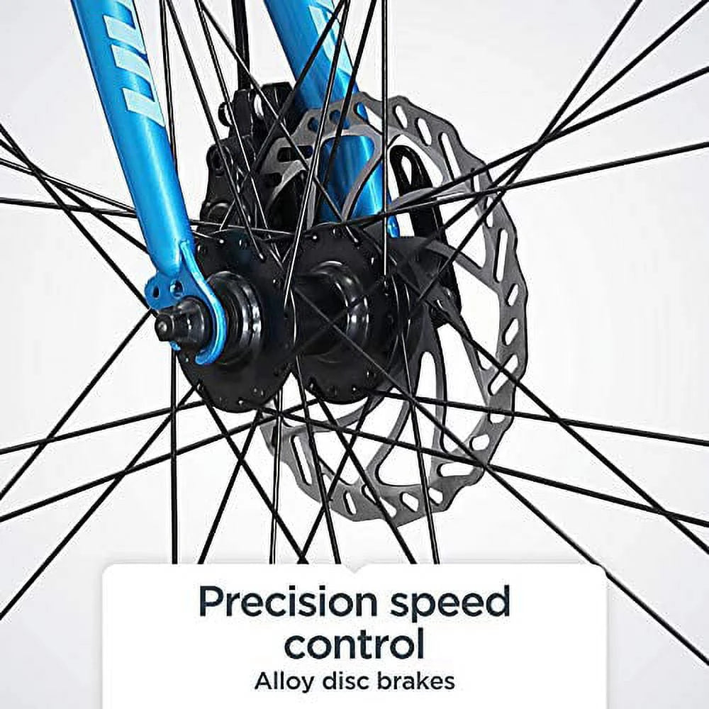 Blue 700c Flat Bar Road Bicycle T7287